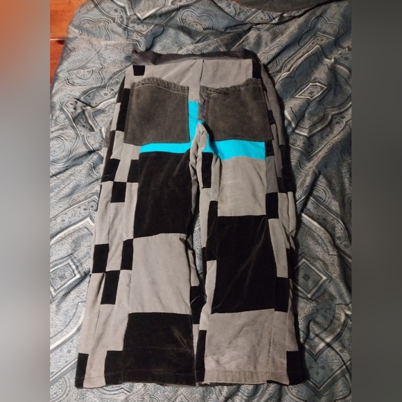 Handmade patchwork pants - Picture 2 of 7